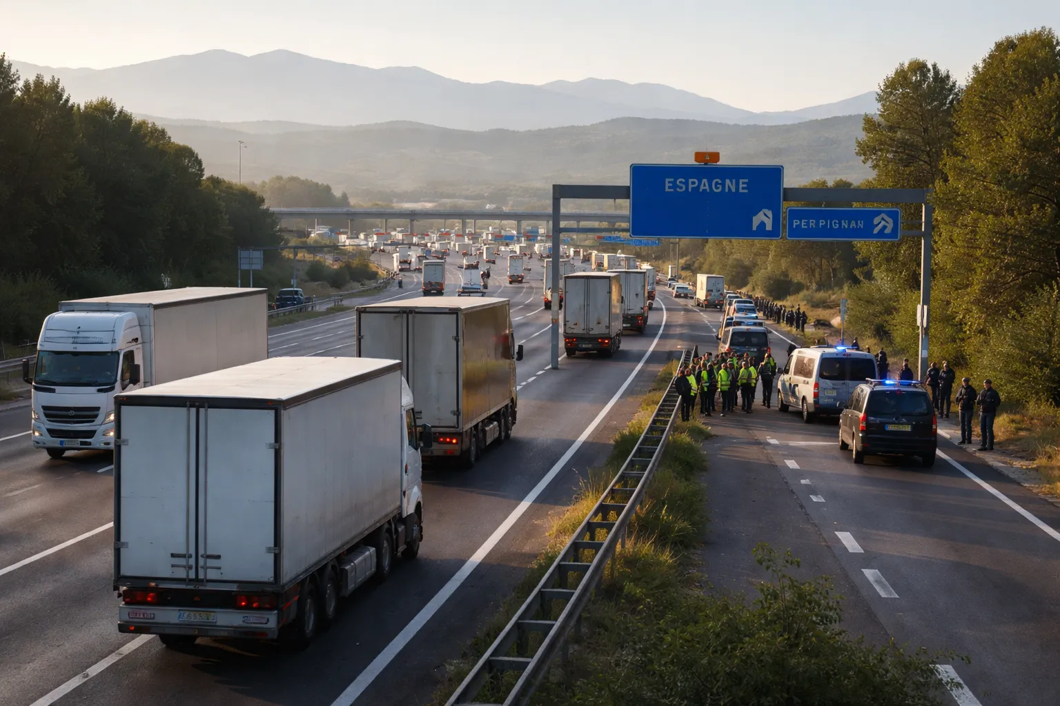 movilizaciones en Francia transporte por carretera